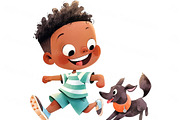 Cartoon children outdoors activities, a Person Illustration by Bubert Art (Thumbnail 3 of 7)