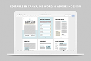 Nonprofit Event Program Booklet, a Brochure Template by Leaflove (Thumbnail 8 of 8)