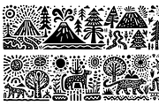 Vintage Culture Dance Folk Art, a Decorative Illustration by devastd (Thumbnail 9 of 28)