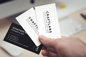 Simple Minimal Business Card - 34