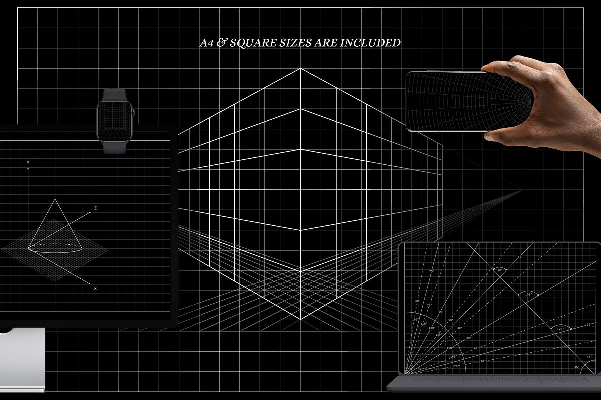 Futuristic Grids Textures, a Texture Graphic by barsrsind (Photo 6 of 8)