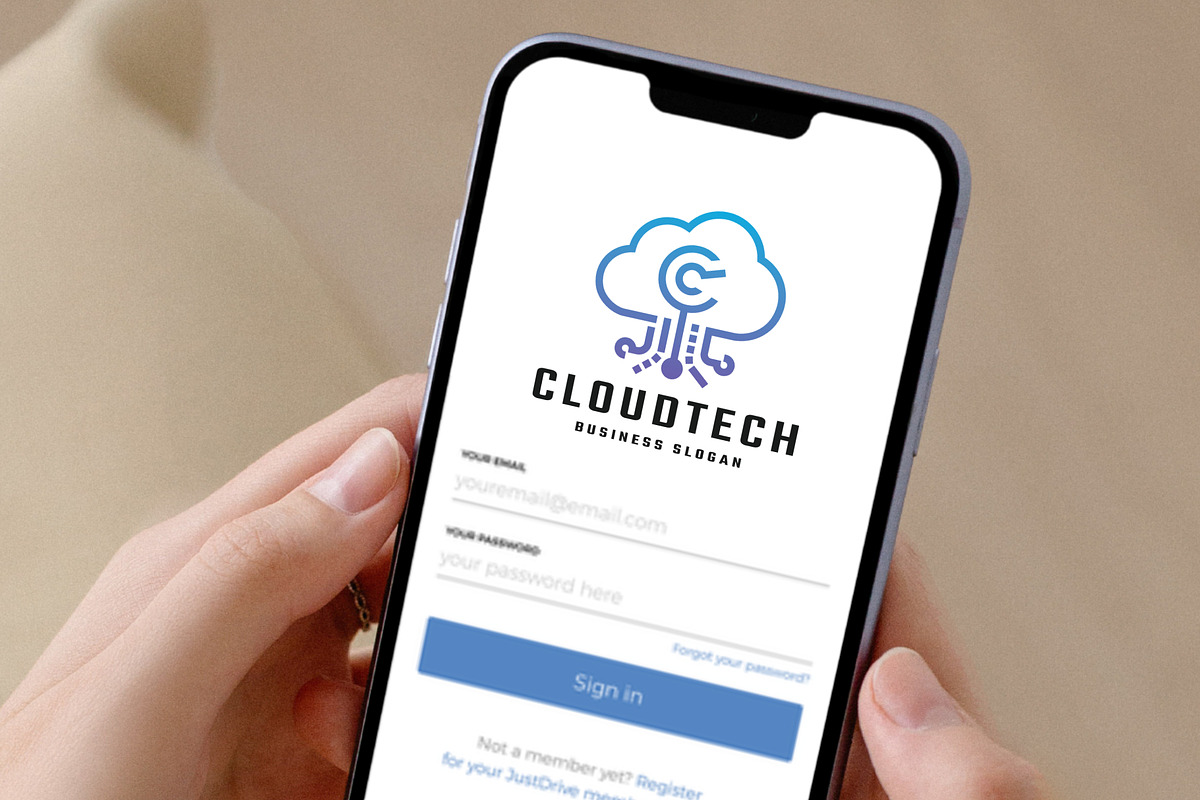 Data Cloud Tech Logo, a Branding & Logo Template by Design_Planet (Photo 3 of 7)