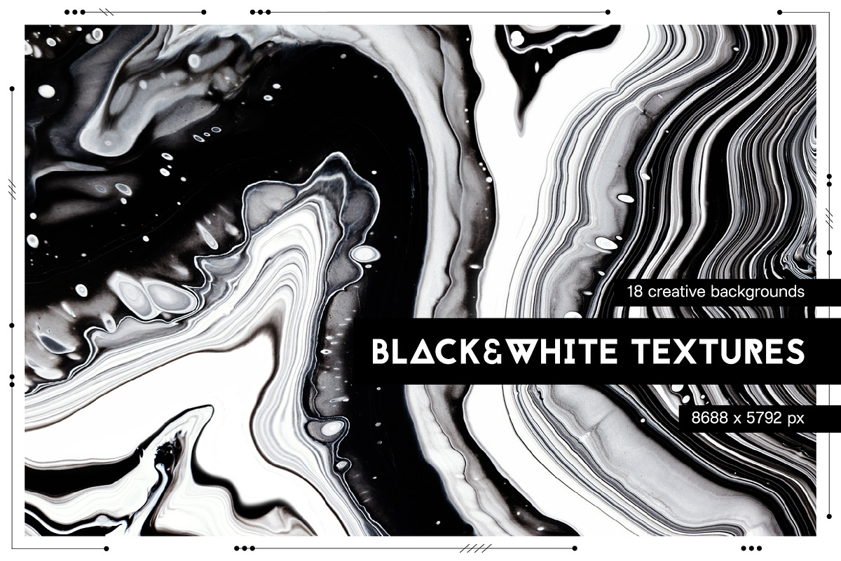 Black & White textures, a Texture Graphic by Mirror Flow (Photo 1 of 12)