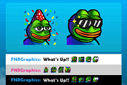 Pepe The Frog Twitch Emotes, an Illustration by FNR Graphics (Thumbnail 5 of 5)