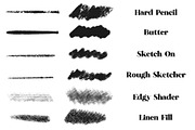 Pencil Brushes for Procreate, a Brush Add-On by KJP Designs (Thumbnail 2 of 12)