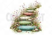 Whimsical Summer Pathway Clipart, an Illustration by Craft Nest (Thumbnail 12 of 12)