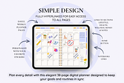 Undated Digital Planner, a Templates & Theme by LumusStudio (Thumbnail 2 of 7)