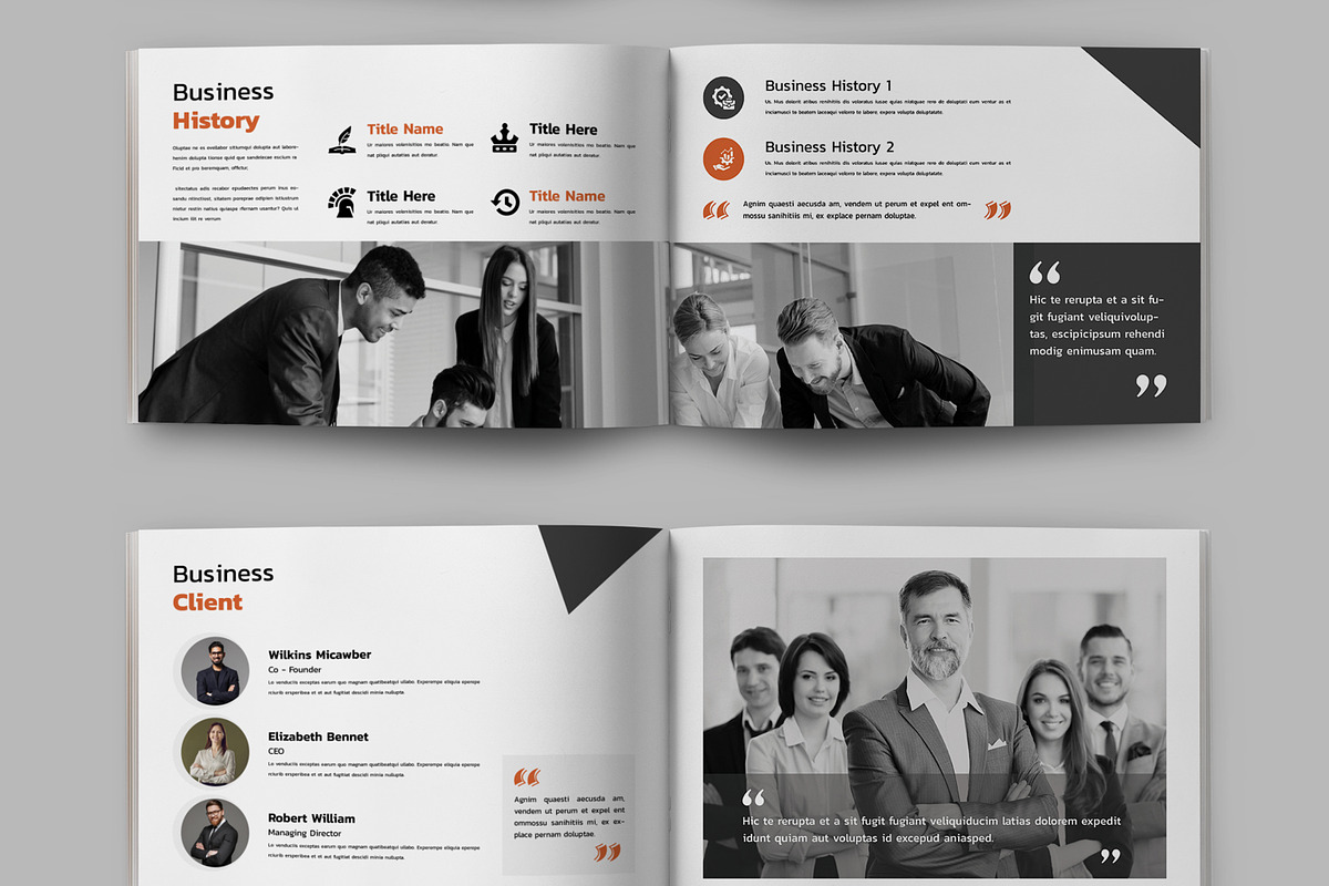 Corporate Business Brochure Layout, a Brochure Template by ContestDesign (Photo 5 of 5)