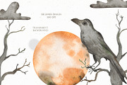 Watercolor Halloween set, an Object Graphic by OrangePeafowlArt (Thumbnail 4 of 21)
