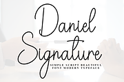 Daniel Signature, a Handwritten Font by FreshTypeINK (Thumbnail 1 of 8)