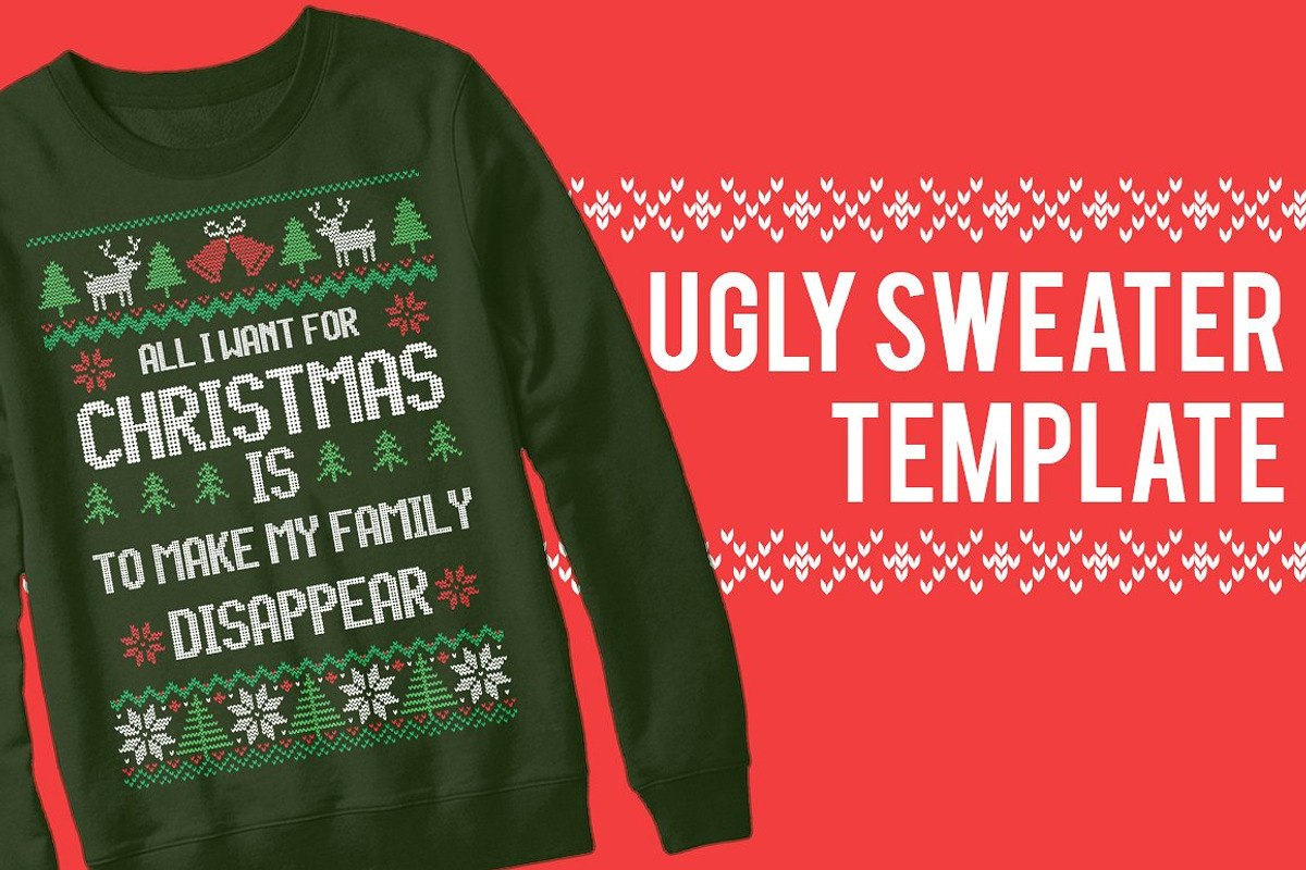 Ugly Sweater Christmas Bundle 70%OFF, an Action Add-On by beetlepixels (Photo 6 of 11)