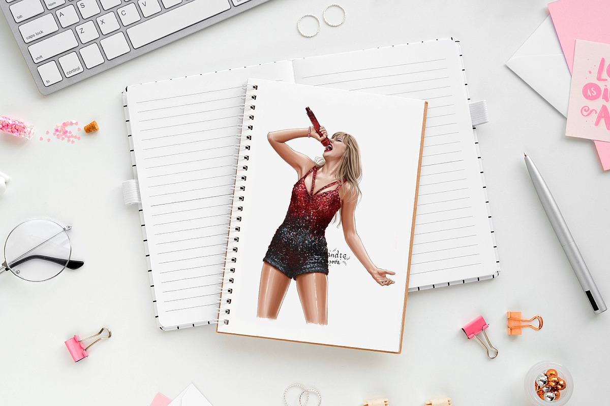 Taylor Swift Illustration, a Person Illustration by BigArtLab (Photo 2 of 3)