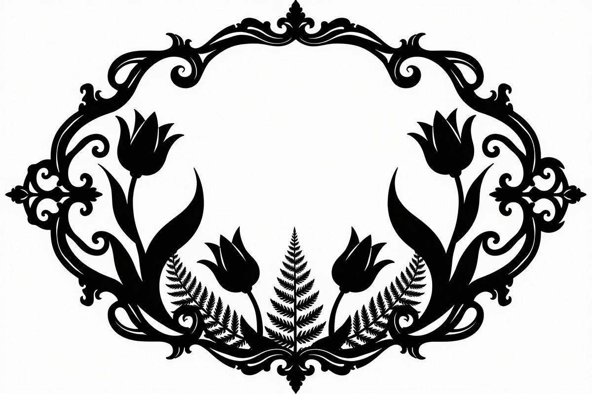 Elegant Floral Frame Set, an Illustration by BIPLOB EXPERT (Photo 2 of 9)