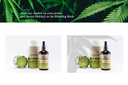 Hemp/Marijuana Shadows & MockUp, a Mockup by Jeanina Vlad (Thumbnail 11 of 17)