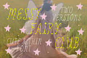 MESSY FAIRY CLUB | WHIMSY CURLY FONT, a Handwritten Font by Maria Feliz Fonts (Thumbnail 1 of 9)