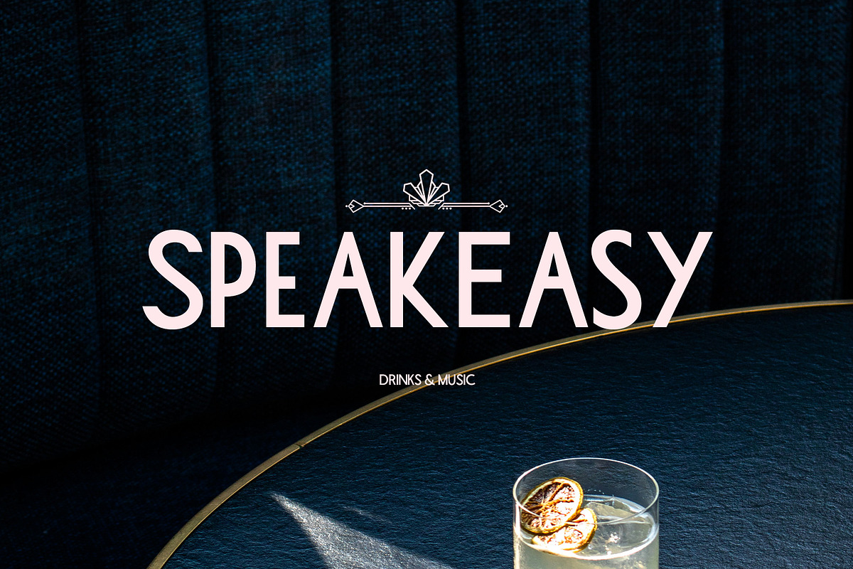 Paradise Moon l Art Deco Font, a Sans Serif Font by BilberryCreates (Photo 6 of 12)