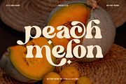 Peach Melon | Retro Serif, a Serif Font by Taboja Studio (Thumbnail 1 of 10)