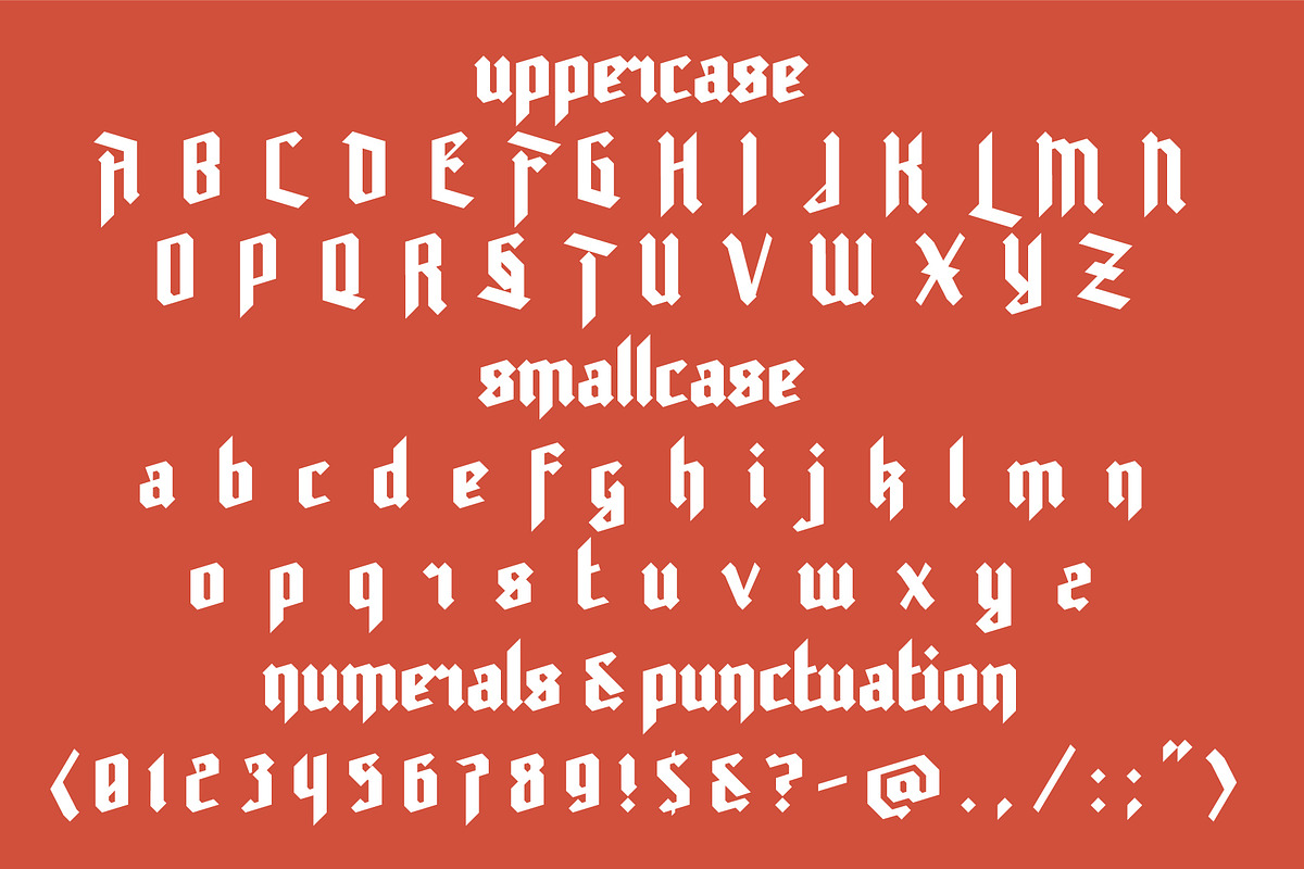 Rot Shield, a Blackletter Font by NREY (Photo 3 of 5)