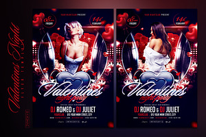 Valentines Night Flyer Template