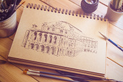 Set of Vienna sketches, an Illustration by Everilda (Thumbnail 3 of 5)