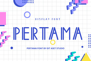 Pertama Display Font