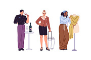 People of different professions set, a Work Illustration by PaperTrident (Thumbnail 3 of 22)