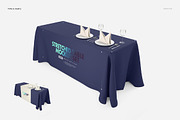 Imprinted Tablecloth Mockup Set, a Merchandise Mockup by creatsy5 (Thumbnail 7 of 14)