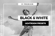 Black and White Lightroom Presets, an Action Add-On by I & M Lightroom Presets (Thumbnail 1 of 6)