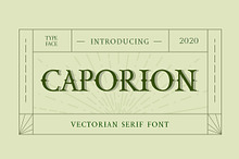 CAPORION Vectorian Serif Font