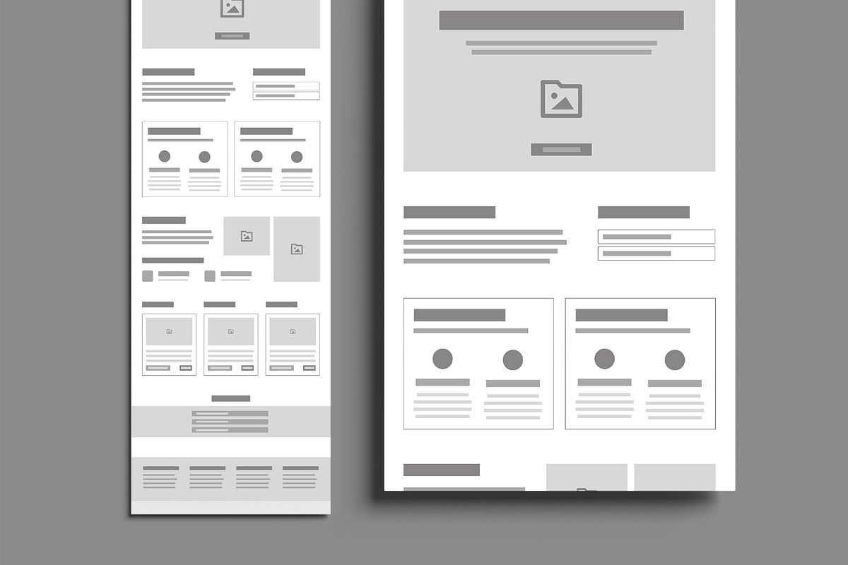 Wireframe Portfolio for Designers preview 3