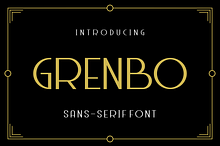 Grenbo - Sans Serif Font