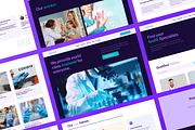 Medical & Healthcare Website Ui kit, an UI Kit Template by Ahmed Rubel (Thumbnail 3 of 5)