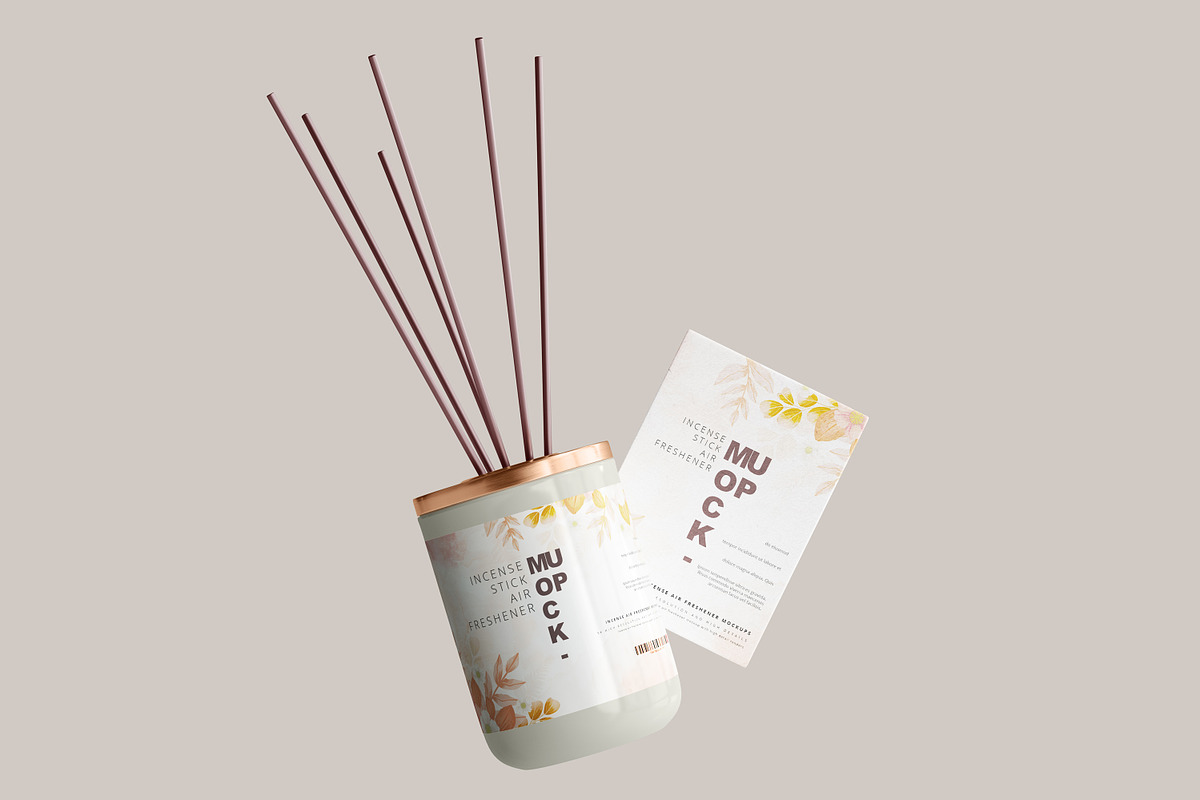 Incense Air Freshener Mockups, a Packaging Mockup by pmvch (Photo 3 of 20)