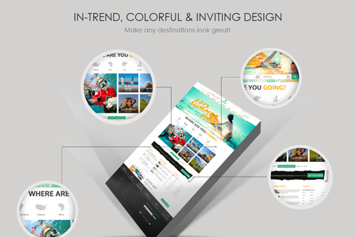 Travel - Responsive Travel Template, a Websites & App Template by JoomlaUX (Photo 2 of 5)