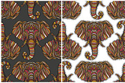 Vector elephant set, an Animal Illustration by IreneArt illustrations (Thumbnail 8 of 8)