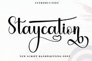 Staycation, a Handwritten Font by FreshTypeINK (Thumbnail 1 of 8)