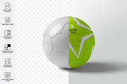 Soccer Ball Mockup, a Product Mockup by MockupCraft (Thumbnail 2 of 6)