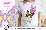 Colorful Butterfly Clipart Bundle, an Animal Illustration by SLS Lines (Thumbnail 5 of 11)
