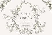 Rococco Vintage Victorian line art, an Object Graphic by Grace Noboa Illustrations (Thumbnail 6 of 7)