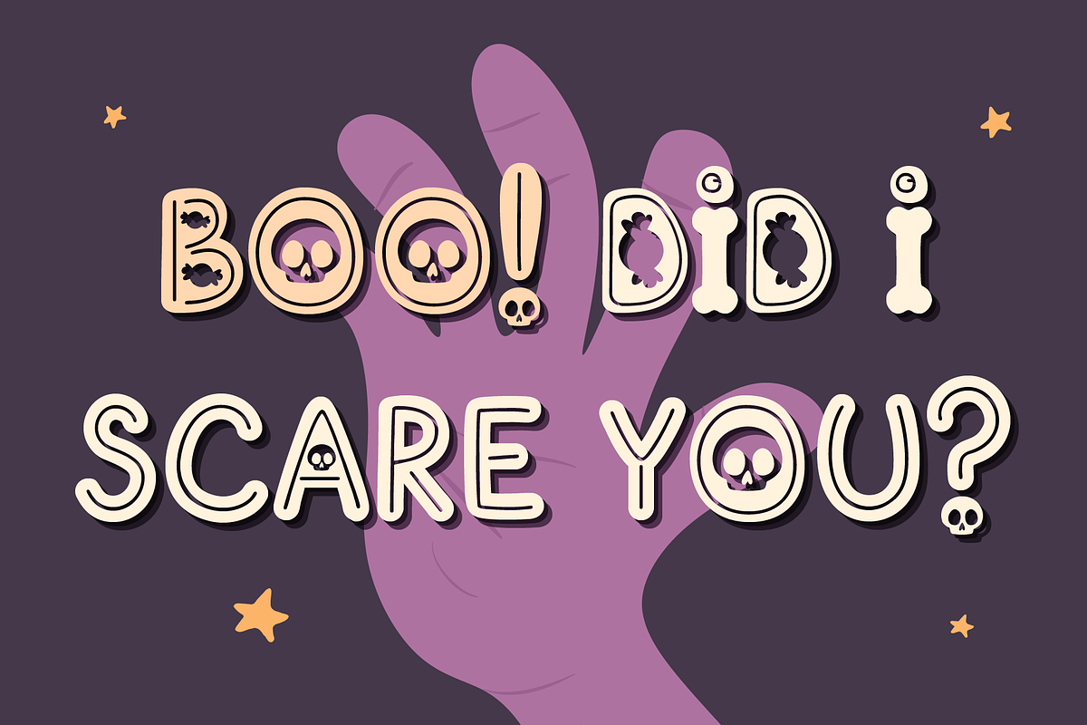 Wrapped Spirit – Cute Spooky Font, a Symbol Font by Huge Dream Studio (Photo 2 of 8)