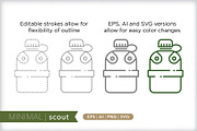 Minimal scout icons, an Outline Icon by Picture Window (Thumbnail 5 of 5)