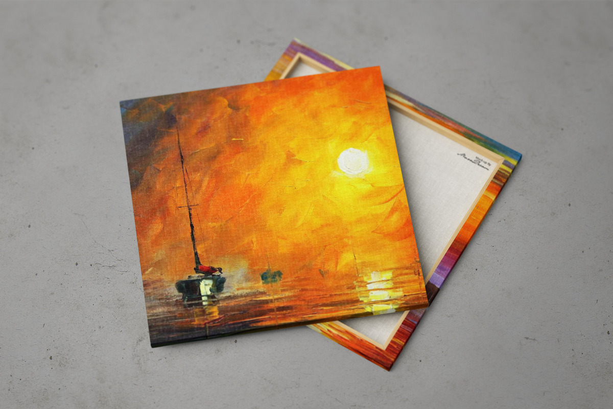 Square Canvas Mock-Up, a Pens & Pencil Mockup by MassDream (Photo 5 of 9)