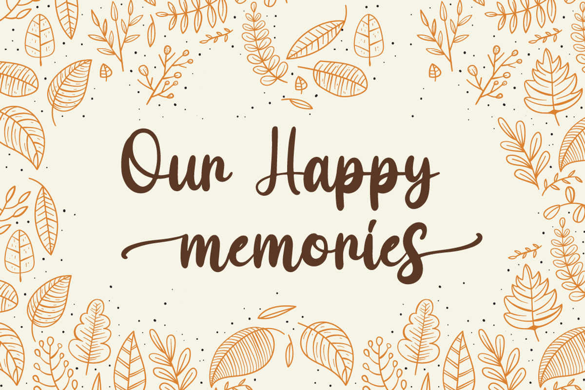 Maple Memories, a Script Font by Attype (Photo 5 of 8)