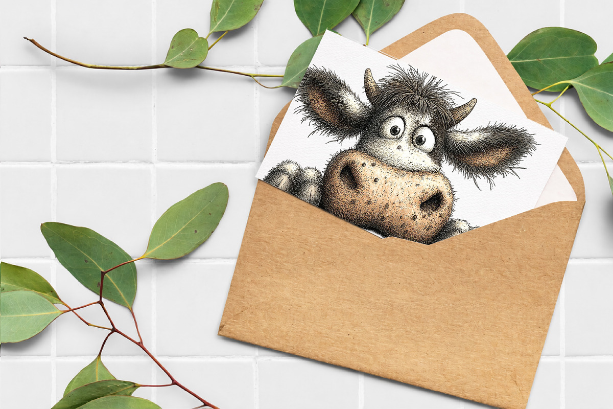 Whimsical Peeking Animal Clipart, an Illustration by Libby Wishes (Photo 7 of 7)