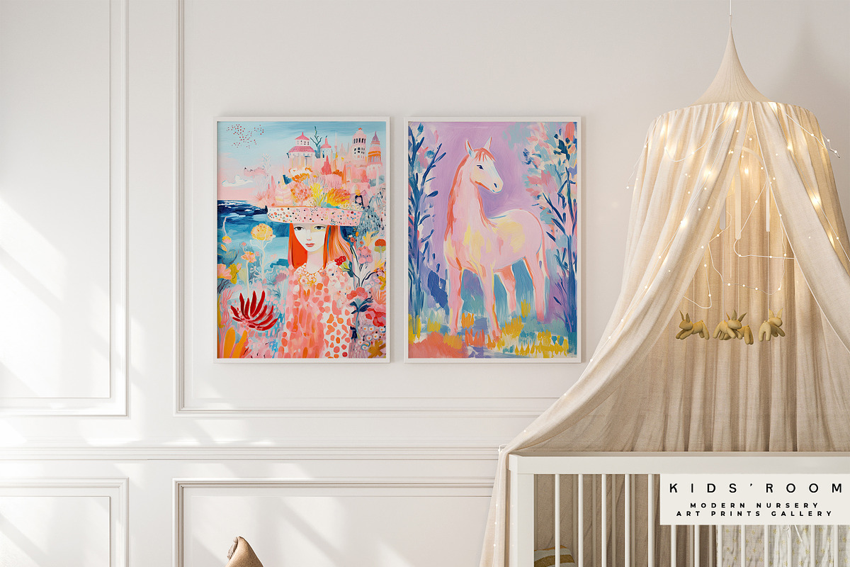 KIDS' ROOM PRINTS GALLERY, a Background Graphic by Lana Elanor (Photo 3 of 10)