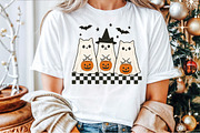 Ghost Spooky Cat Pumpkin Halloween P, an Illustration by Sublimation Artist (Thumbnail 2 of 9)