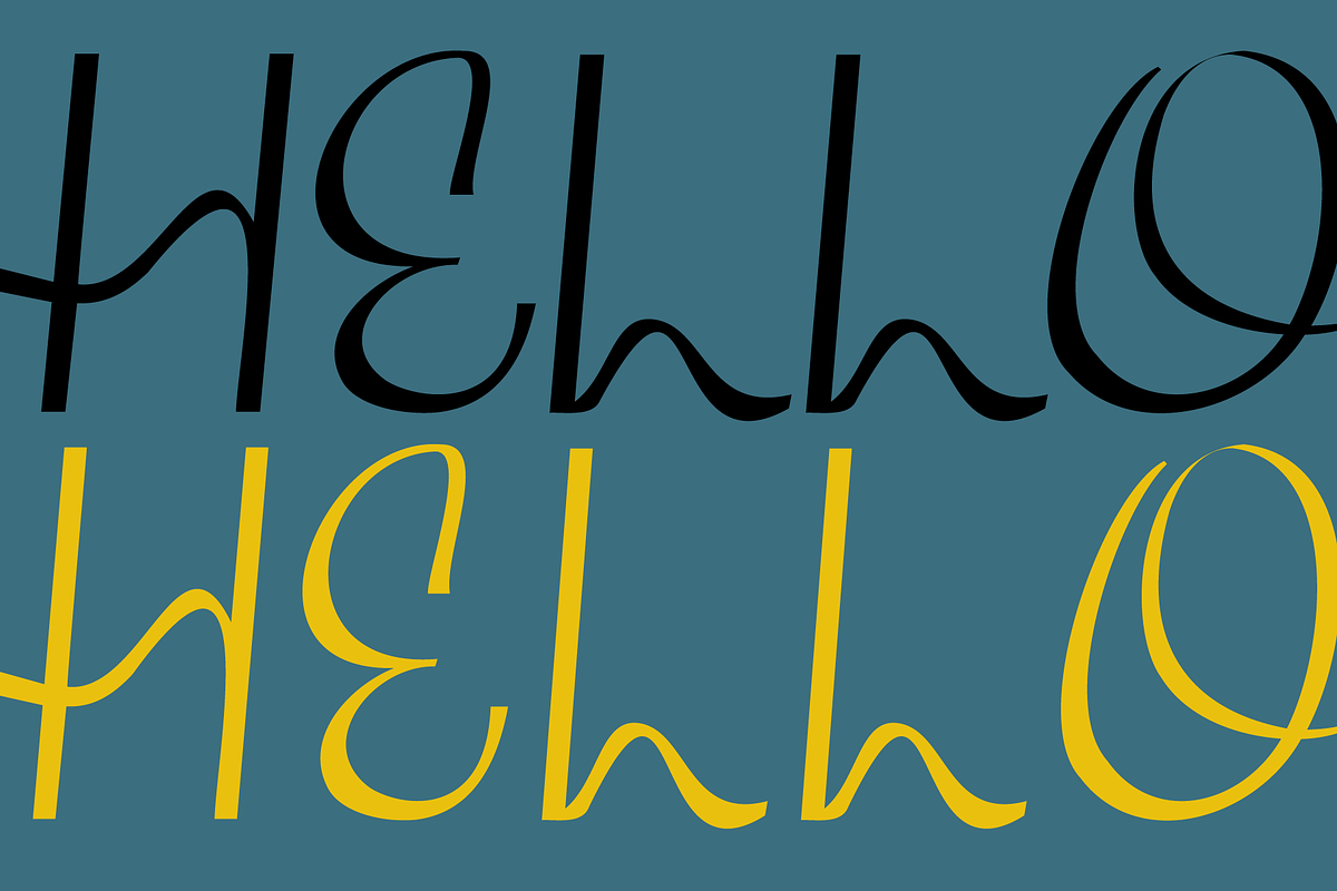 Hellcat - Groovy Retro Script, a Font by Press & Pen (Photo 6 of 8)