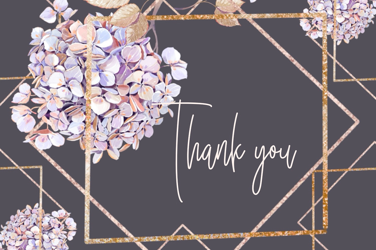 Snake Hydrangeas Garden Clipart, a Decorative Illustration by Shabbypie (Photo 20 of 20)