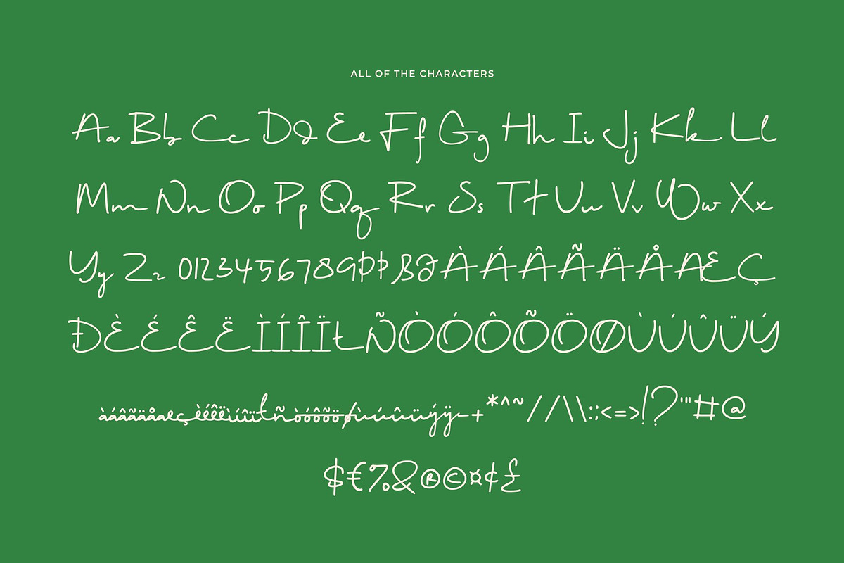 CS Wardine – Handwritten Script, a Script Font by Craft Supply Co. (Photo 8 of 8)