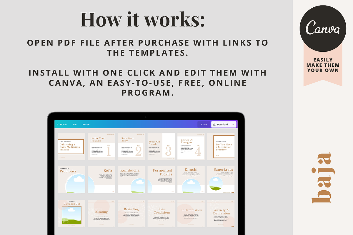 Instagram Carousel Templates, a Social Media Template by Brand Spanking You (Photo 8 of 9)